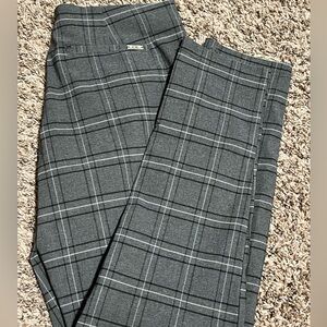 Black and gray plaid pants in GUC